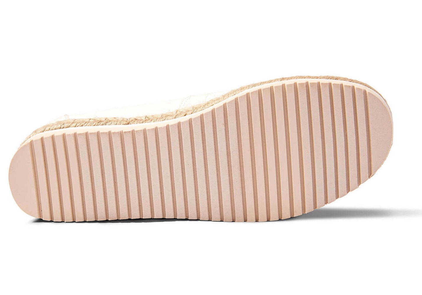 Toms Espadryle Damskie Białe - Alpargata Platform - 34GLWTUHO